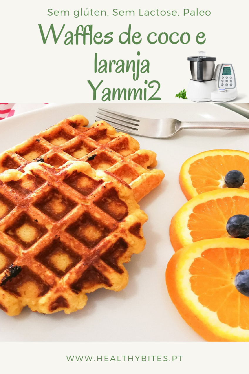 Receita de Waffles de coco e laranja na Yammi2