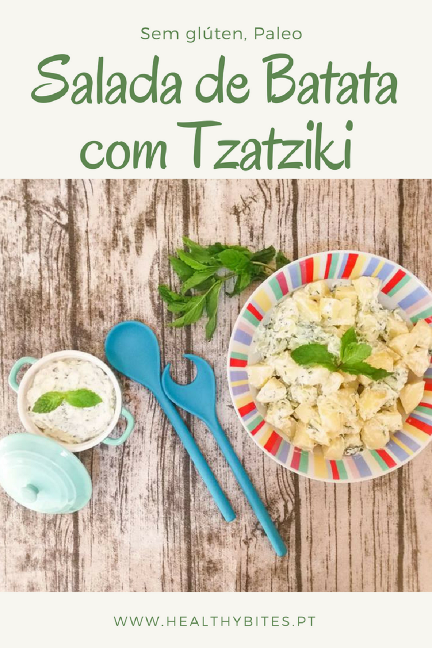 Receita de Salada de Batata com Tzatziki