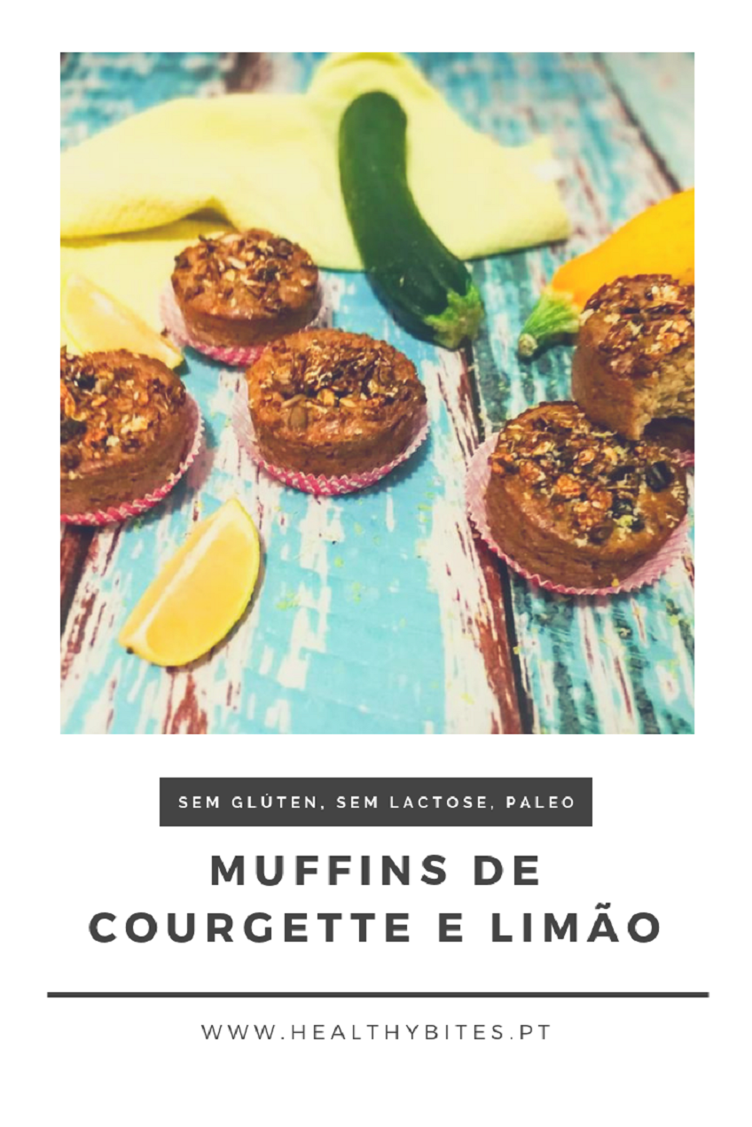 Receita de Muffins de Courgette e Limão