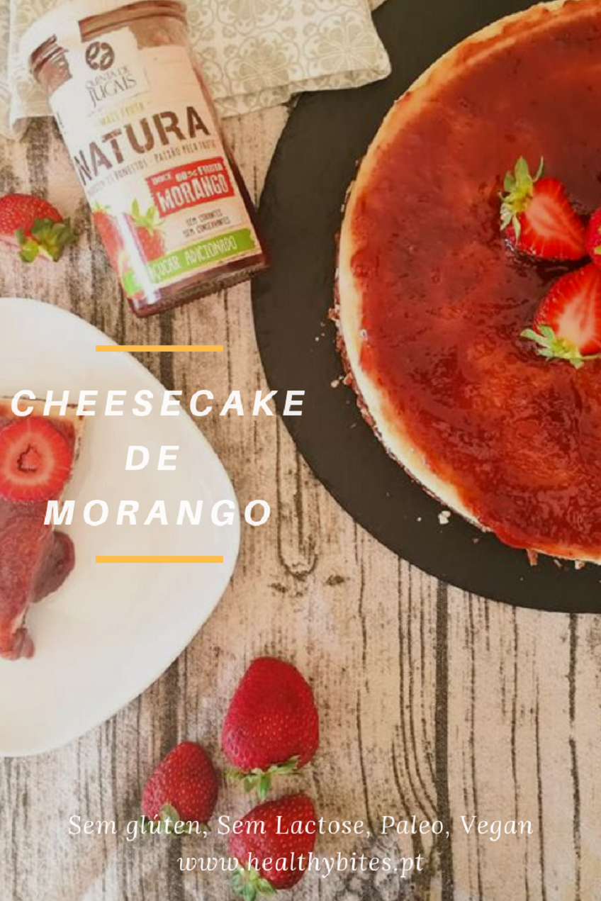Receita de Cheesecake de Morango