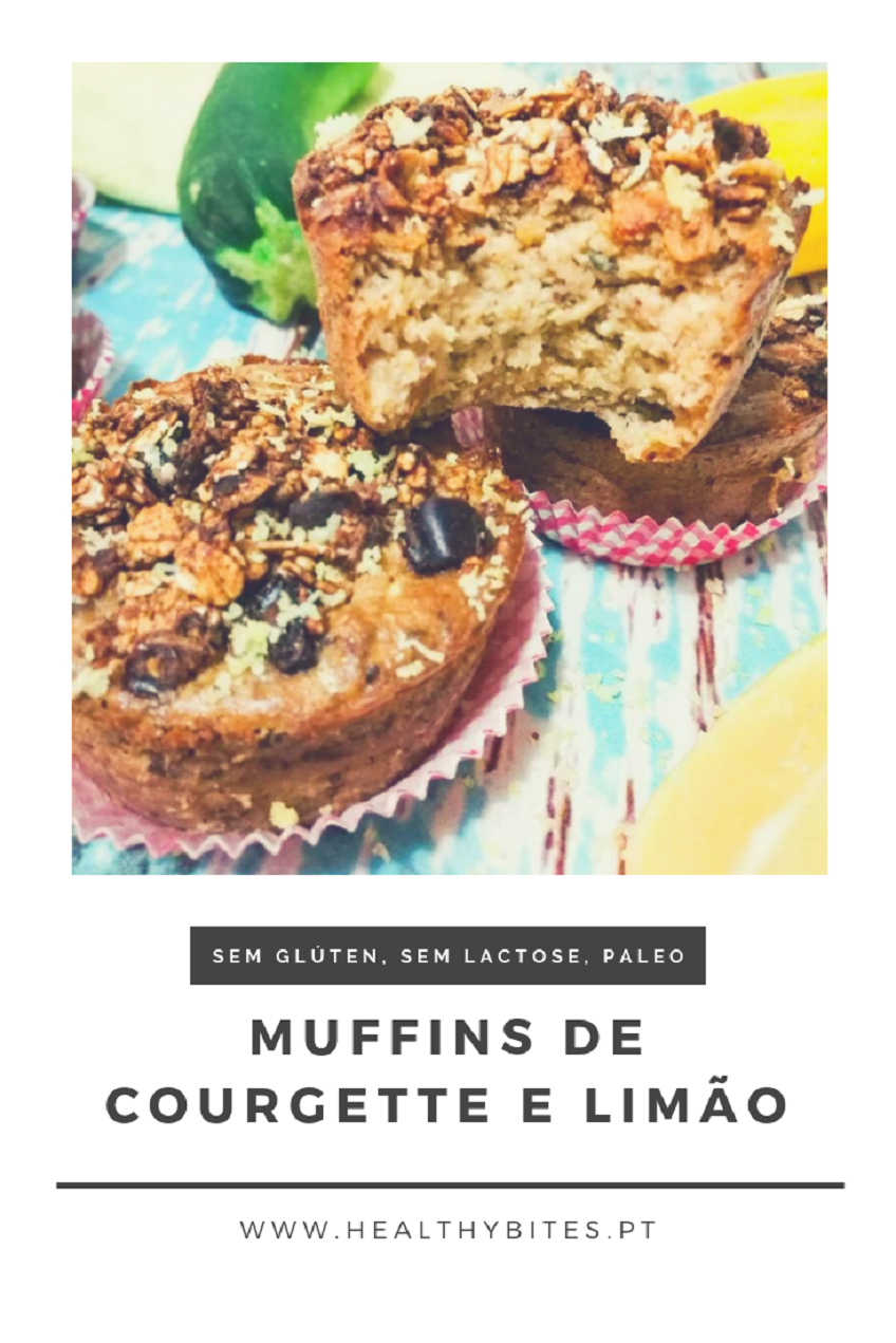 Receita de Muffins de Courgette e Limão