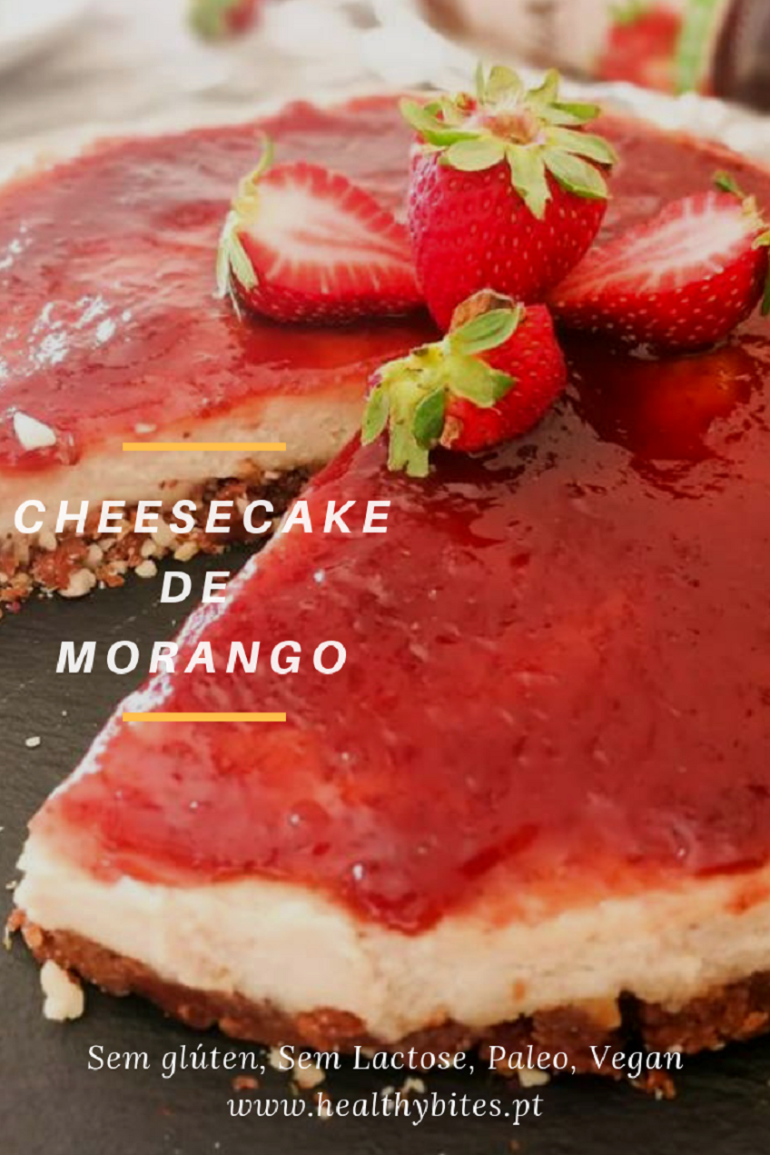 Receita de Cheesecake de Morango
